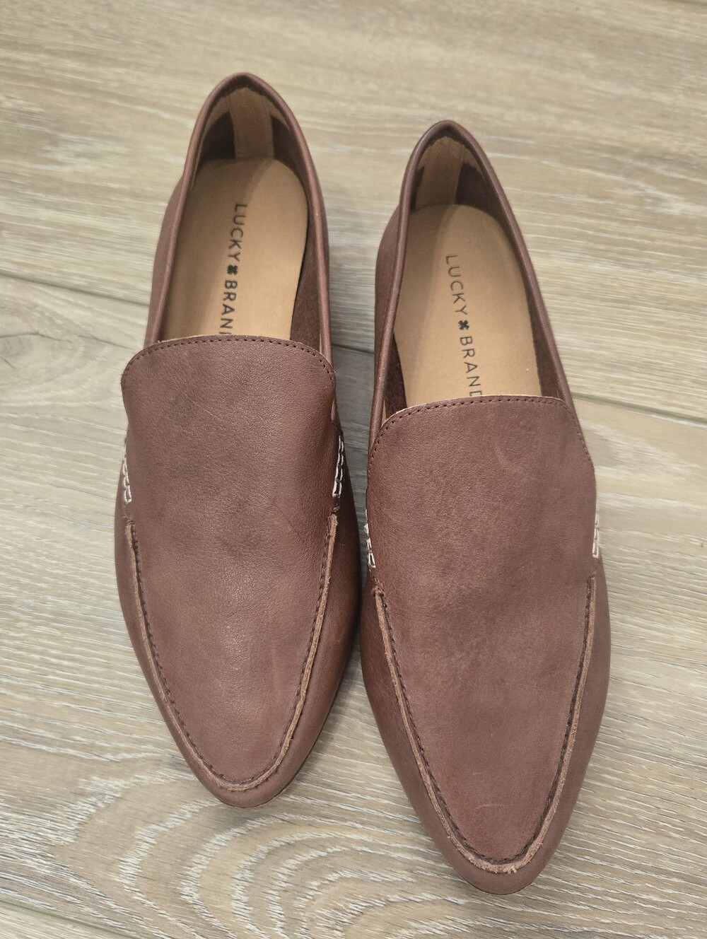 Lucky Brand Brown Loafers, 8.5